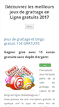 Mobile Screenshot of jeux2grattages.com